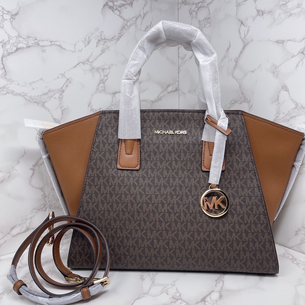 Michael Kors Avril Large Satchel and Wallet - Picture 2 of 13